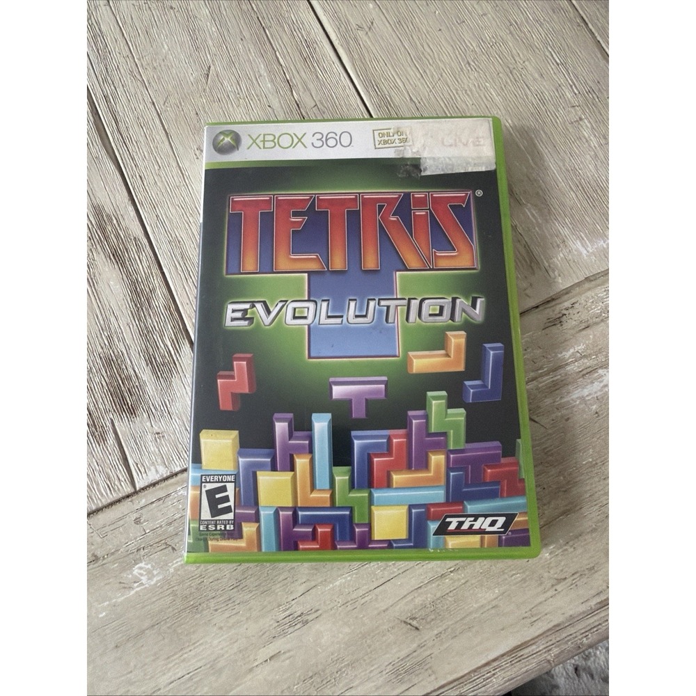 Tetris Evolution Microsoft Xbox 360 2007 Complete with Manual CIB
